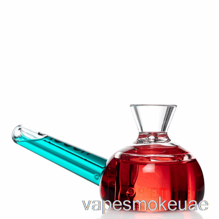 Vape Uae Cheech Glass أنبوب يدوي مزدوج قابل للتجميد باللون الأحمر / الأزرق